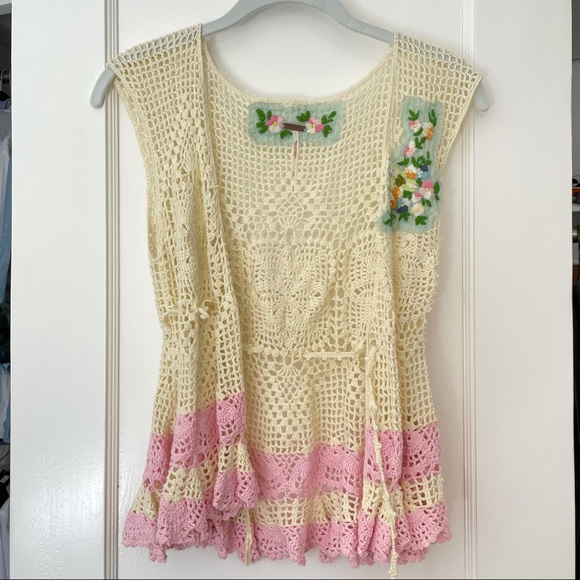 Free people crochet vest - Picture 2 of 4